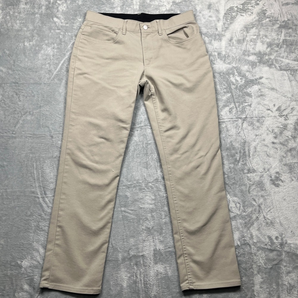 Calvin Klein Pants Mens 31x30 Tan 5-Pocket Straight Leg Stretch Khaki Chino
